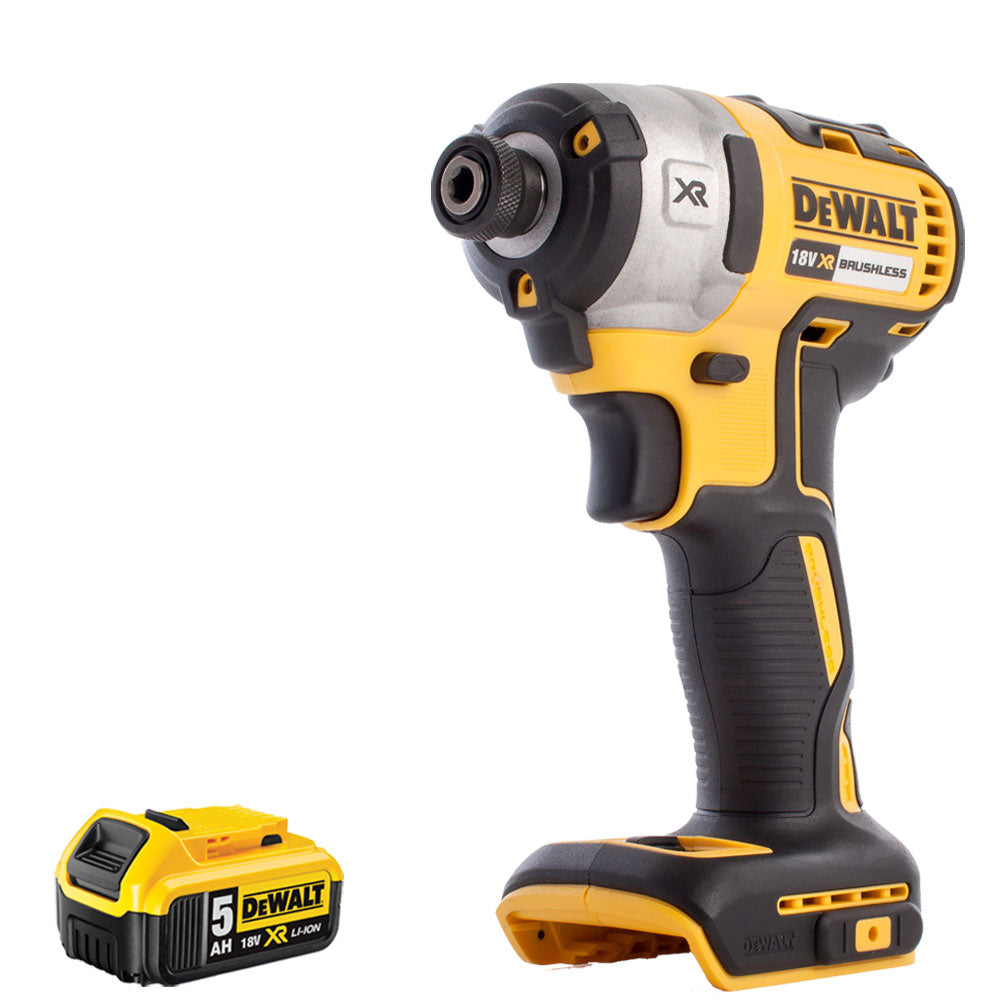 DW DCF887N 18v Li-Ion Brushless Impact Driver with 5.0Ah Battery